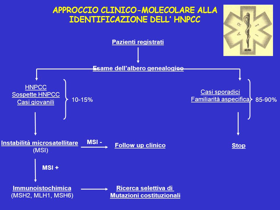 APPROCCIO CLINICO-MOLECOLARE ALLA IDENTIFICAZIONE DELL’ HNPCC