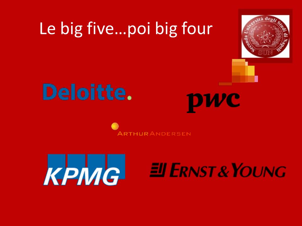 Le big five…poi big four
