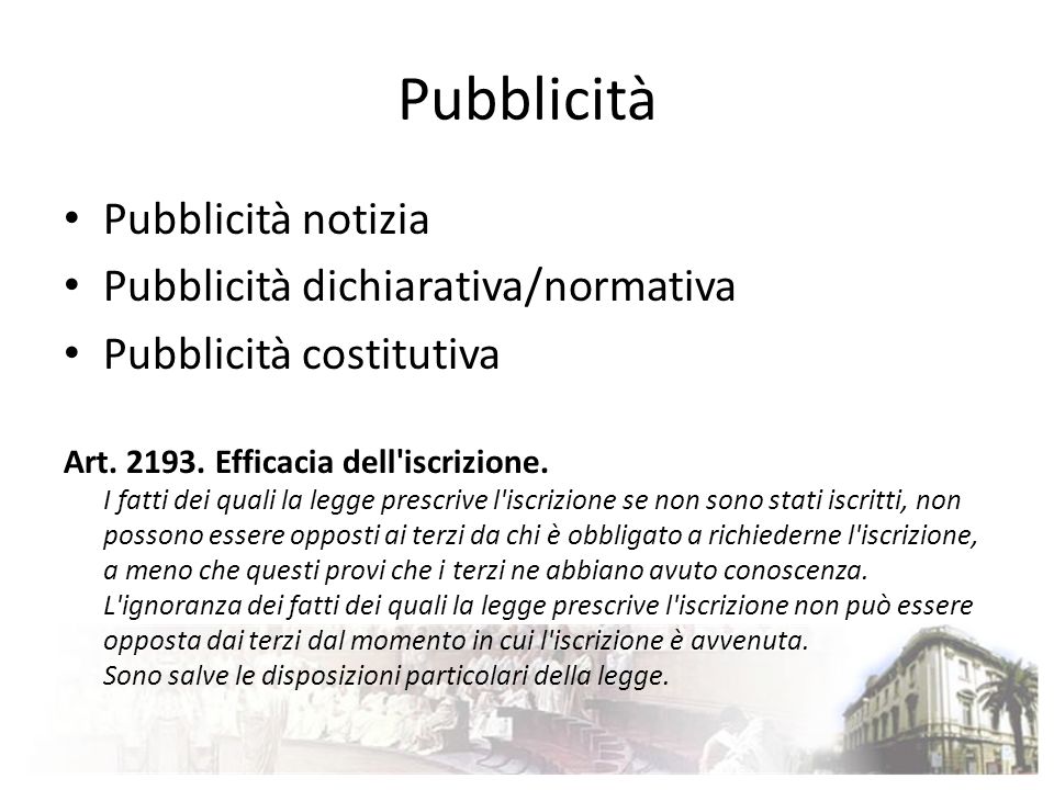 Pubblicità Pubblicità notizia Pubblicità dichiarativa/normativa