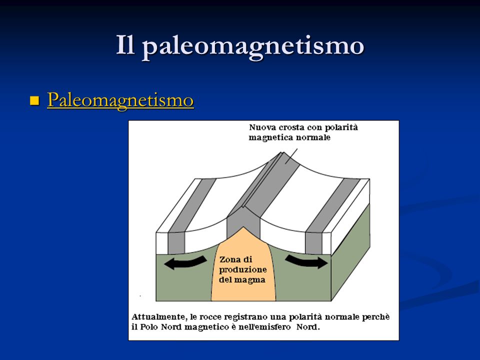 Il paleomagnetismo Paleomagnetismo