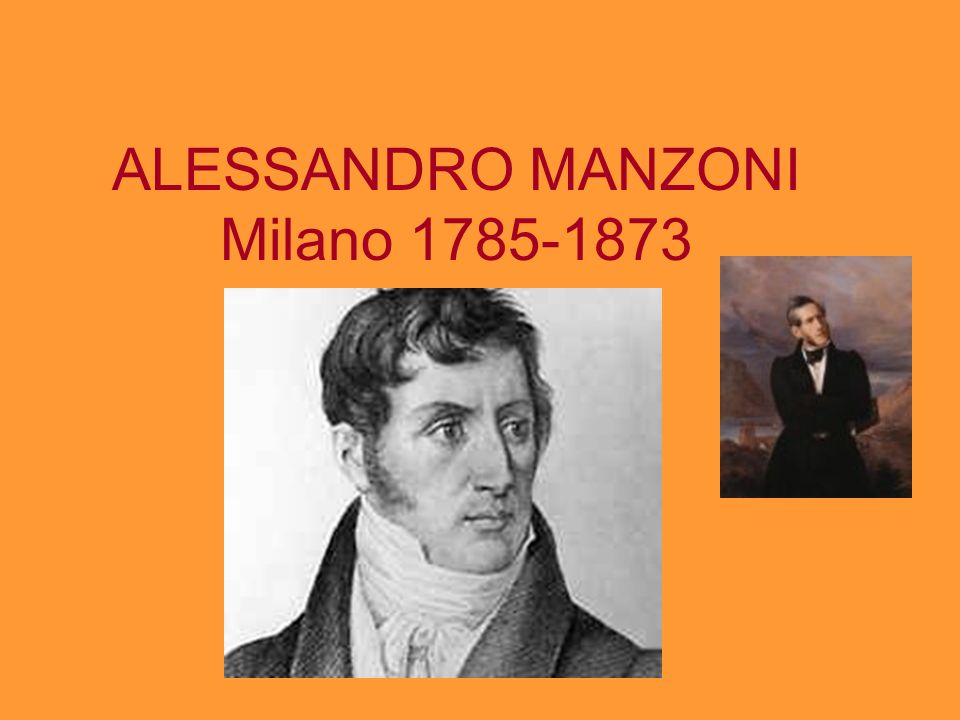 ALESSANDRO MANZONI Milano