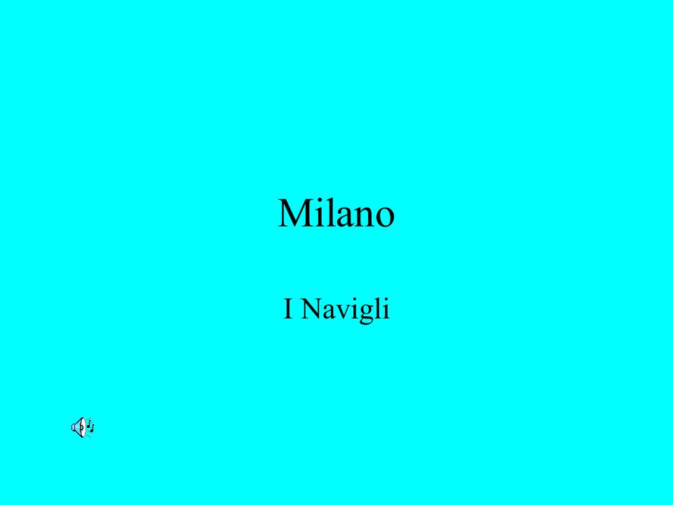 Milano I Navigli