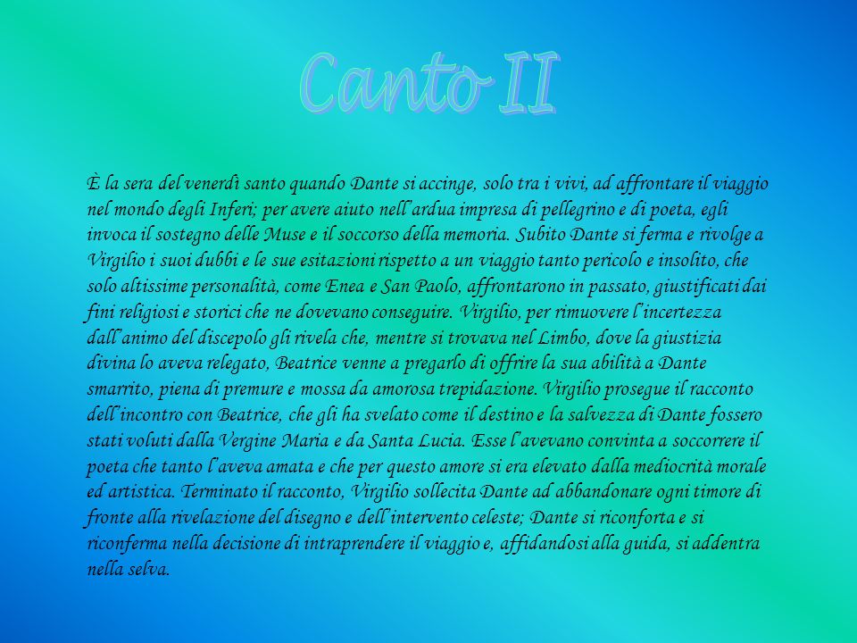 Canto II