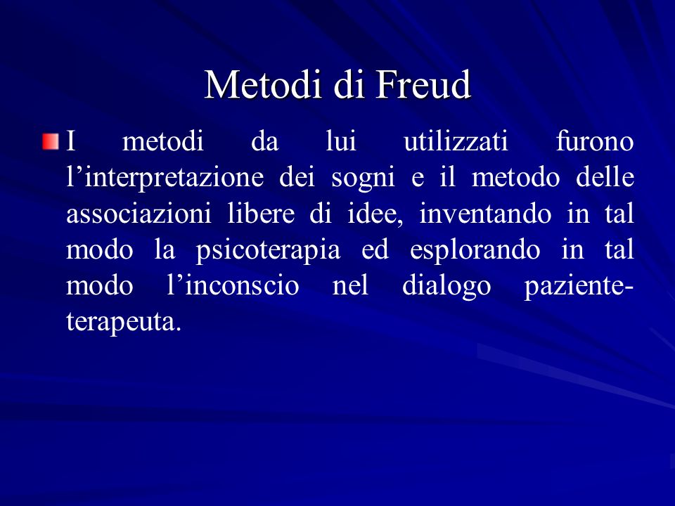 Metodi di Freud