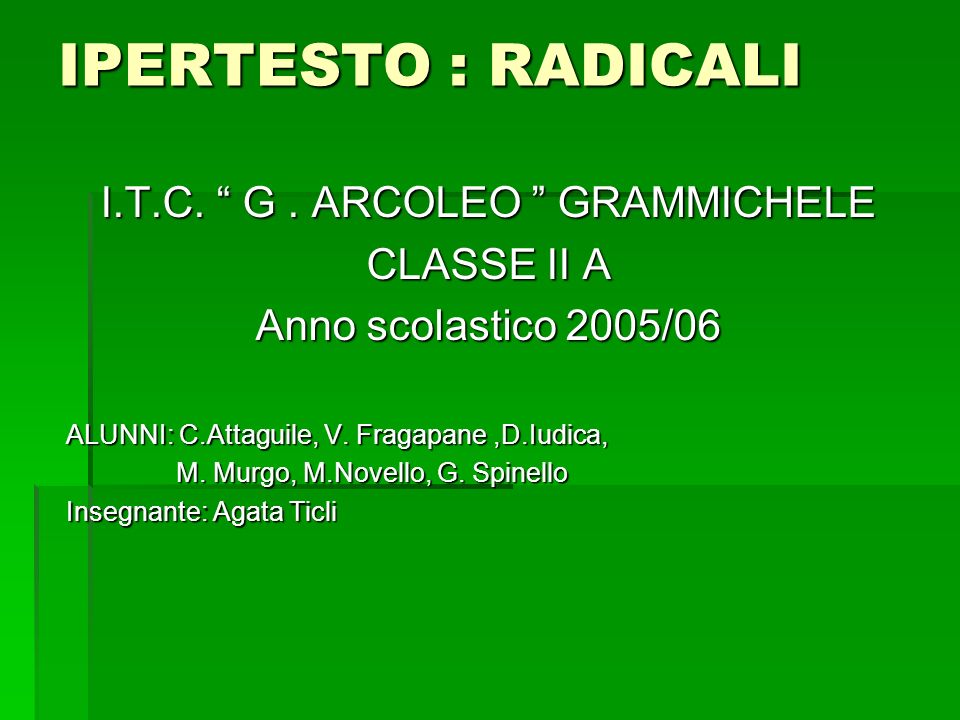 I.T.C. G . ARCOLEO GRAMMICHELE
