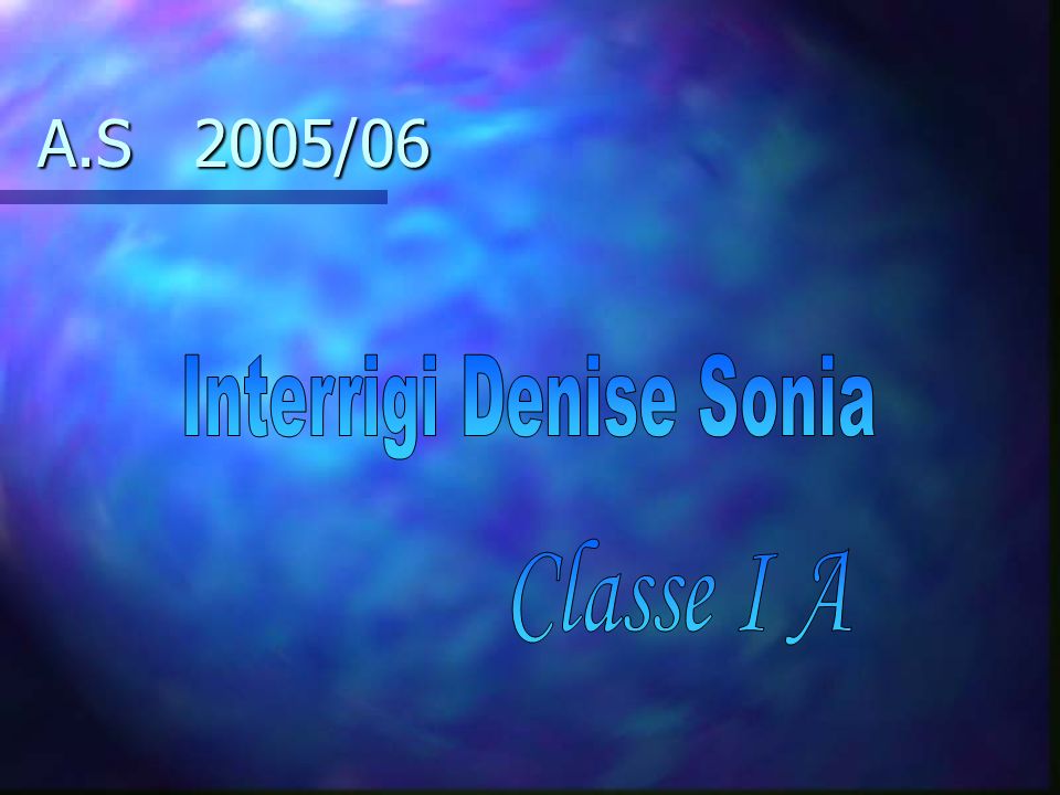 Interrigi Denise Sonia