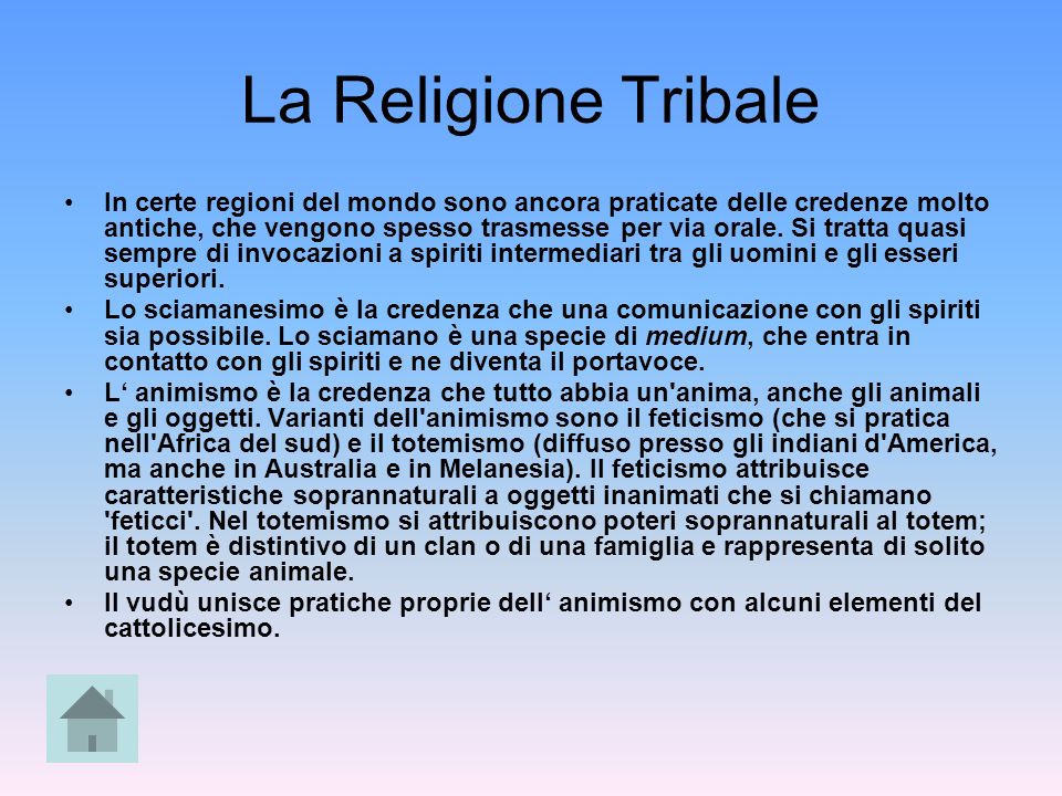 La Religione Tribale