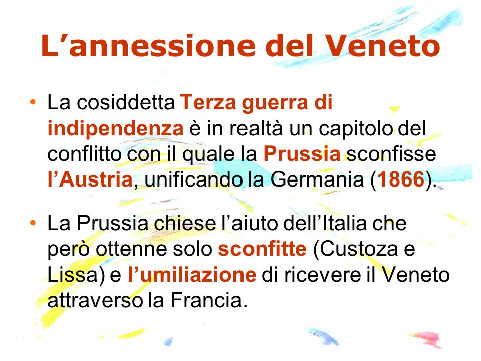 L’annessione del Veneto