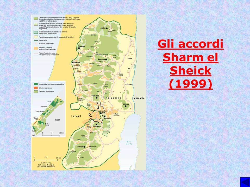 Gli accordi Sharm el Sheick (1999)