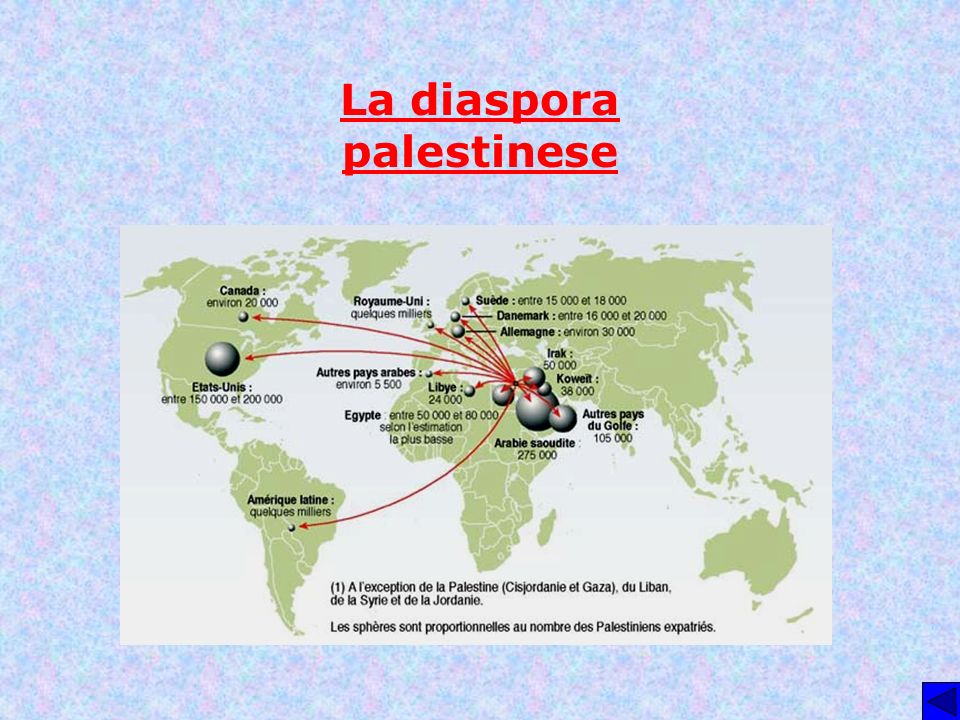 La diaspora palestinese