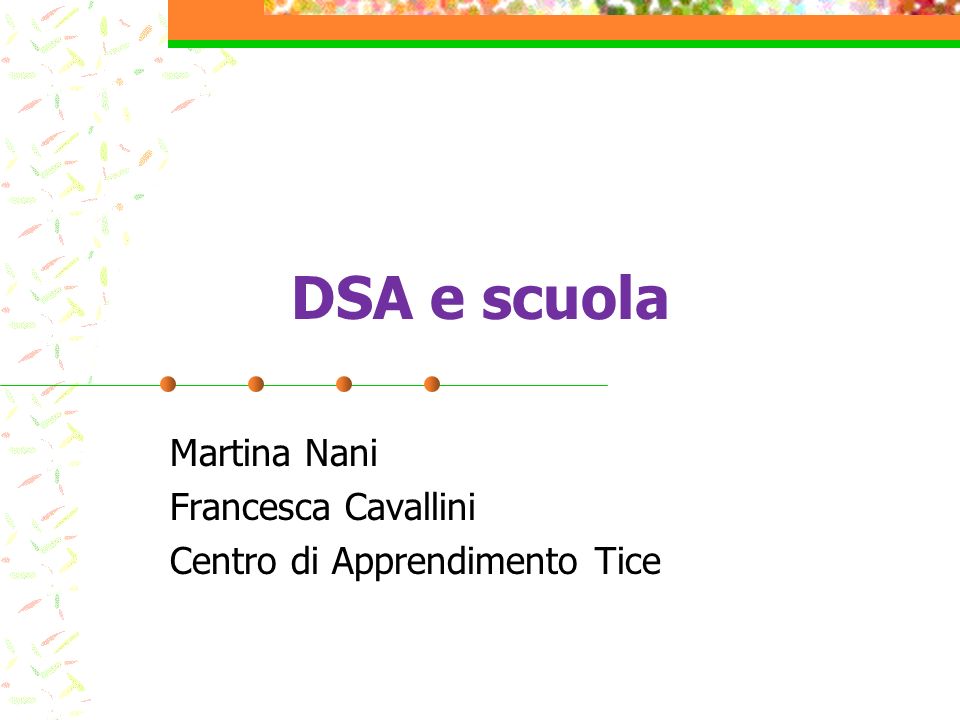 Martina Nani Francesca Cavallini Centro di Apprendimento Tice