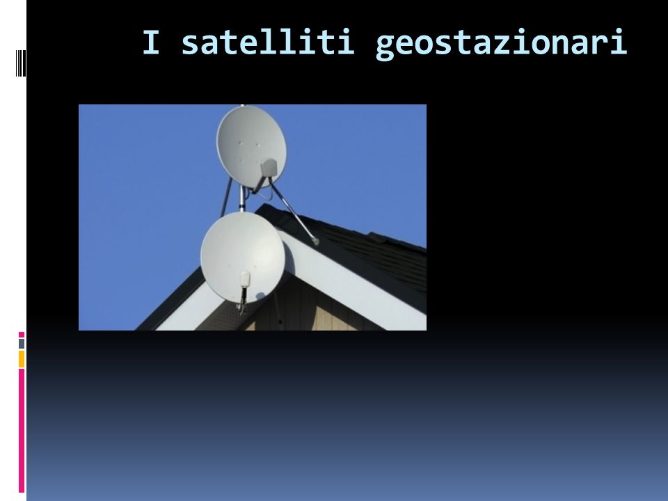 I satelliti geostazionari