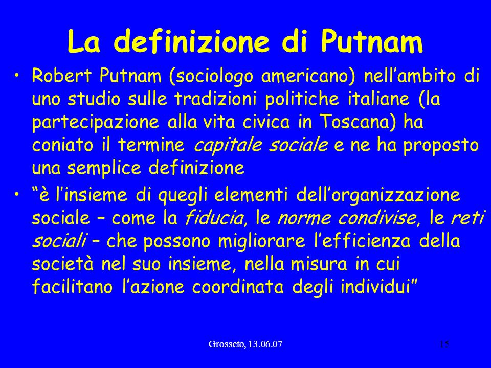 La definizione di Putnam