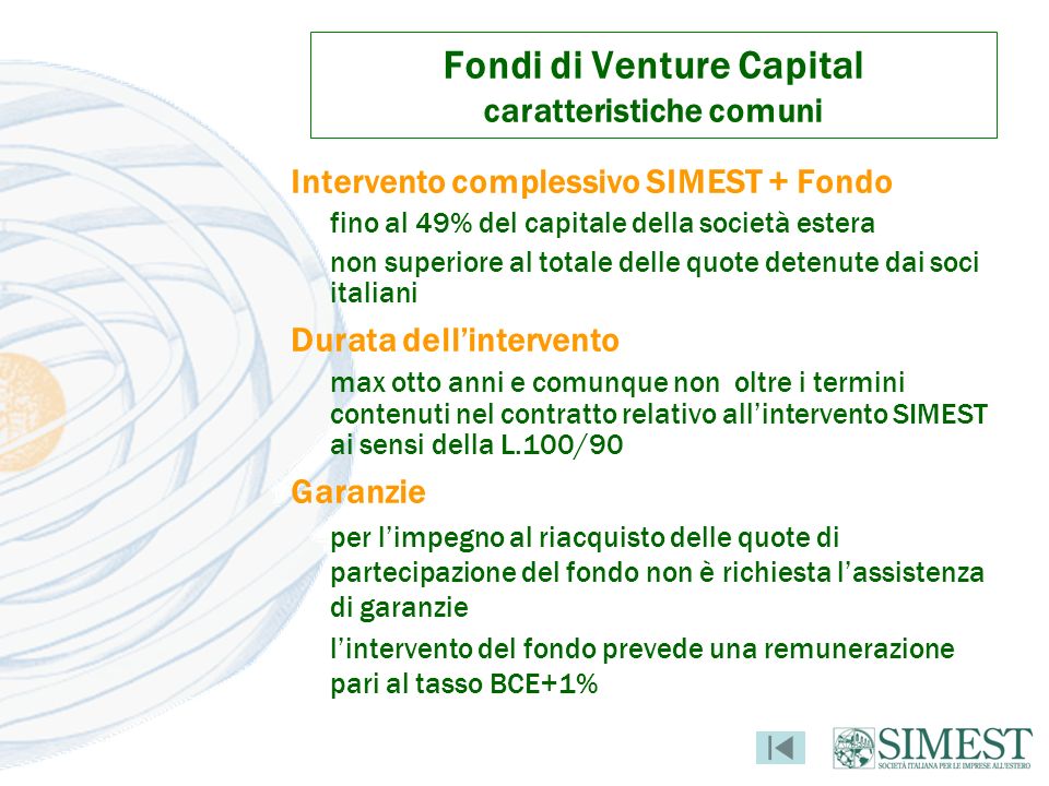 Fondi di Venture Capital caratteristiche comuni
