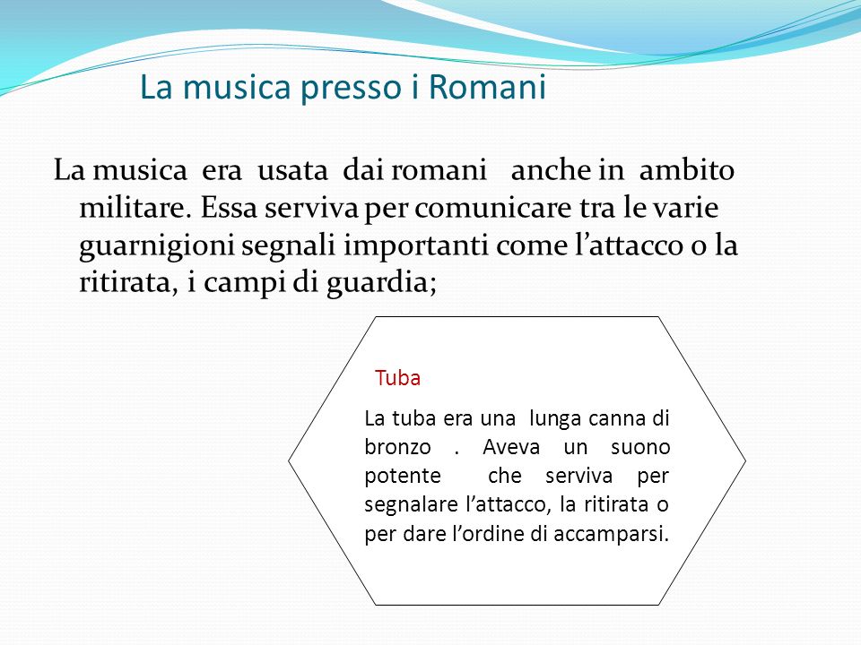 La musica presso i Romani