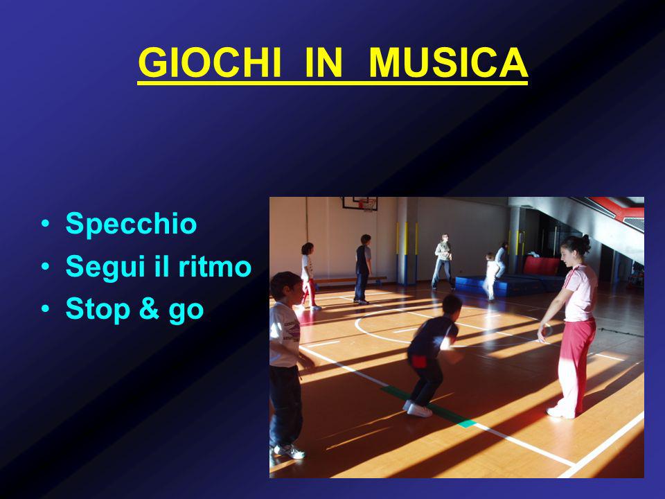 GIOCHI IN MUSICA Specchio Segui il ritmo Stop & go