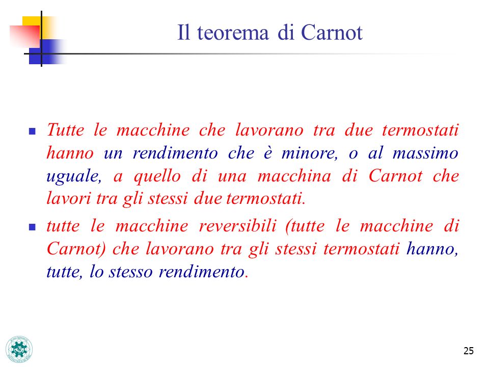 Il teorema di Carnot