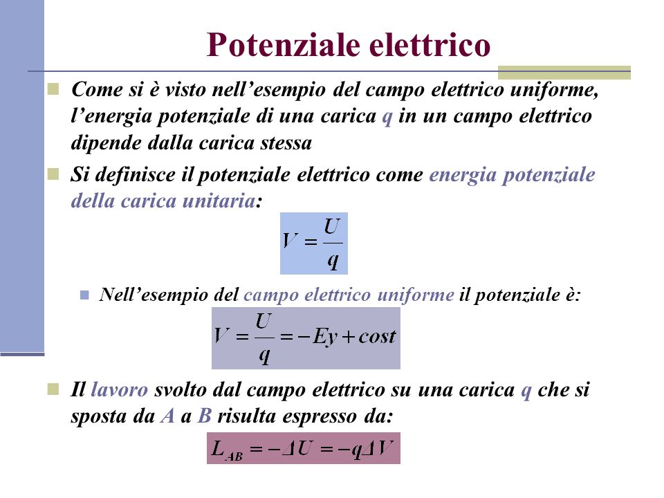 Potenziale elettrico