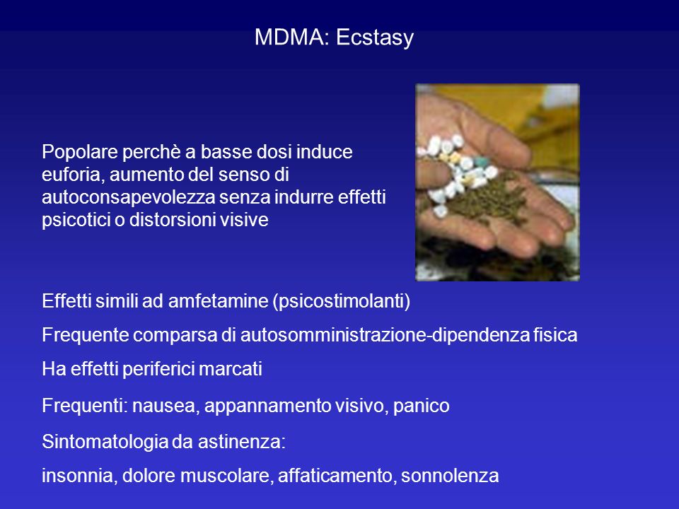 MDMA: Ecstasy