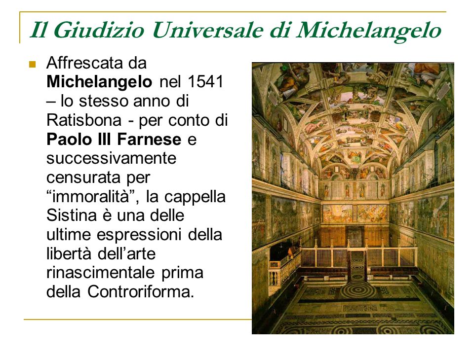 Il Giudizio Universale di Michelangelo