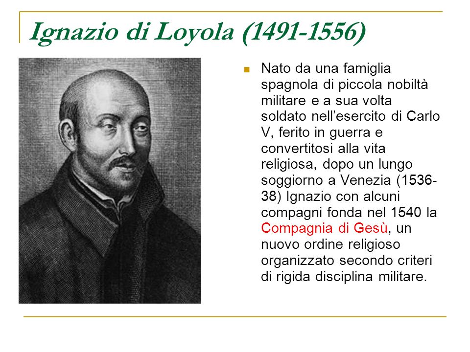 Ignazio di Loyola ( )