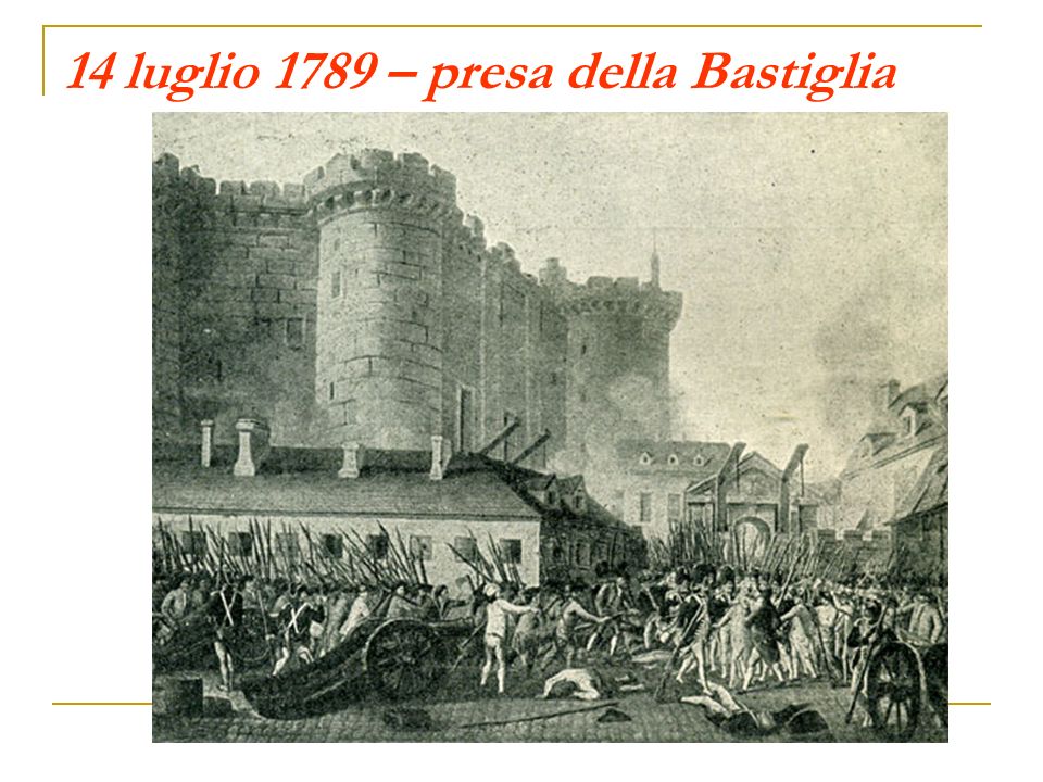 14 luglio 1789 – presa della Bastiglia