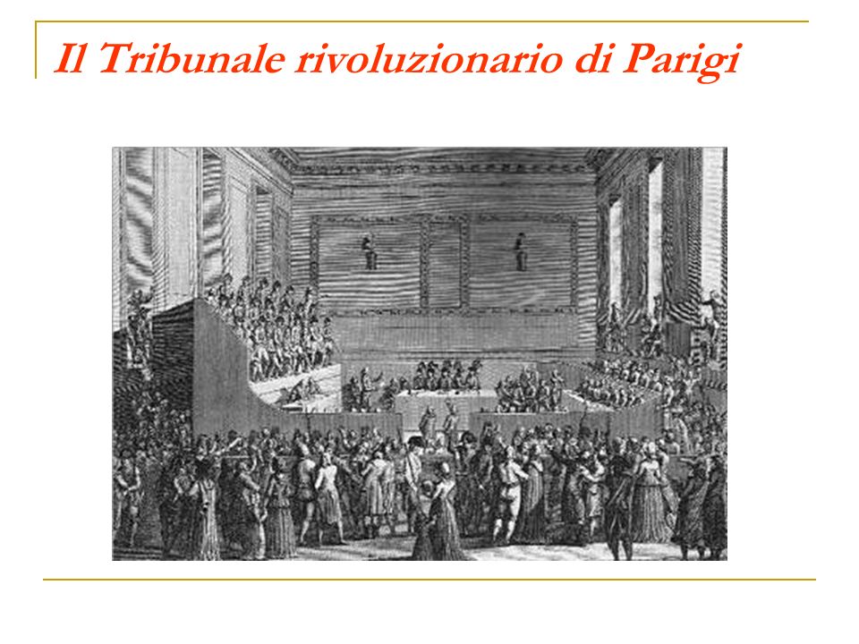 Il Tribunale rivoluzionario di Parigi