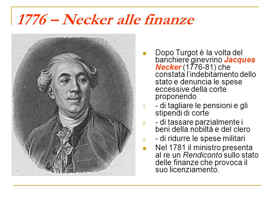 1776 – Necker alle finanze
