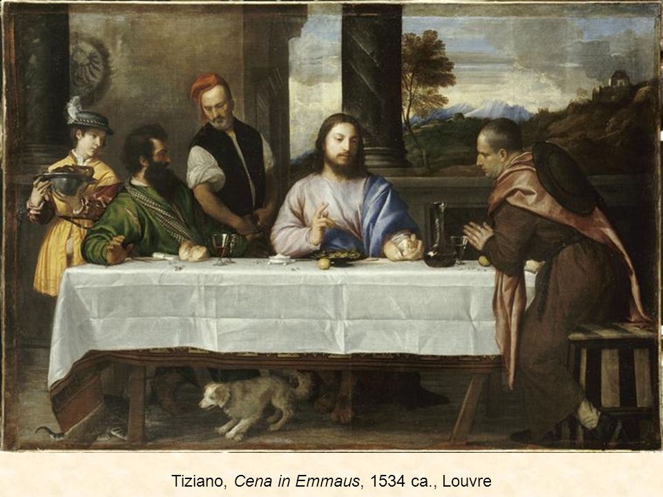 Tiziano, Cena in Emmaus, 1534 ca., Louvre