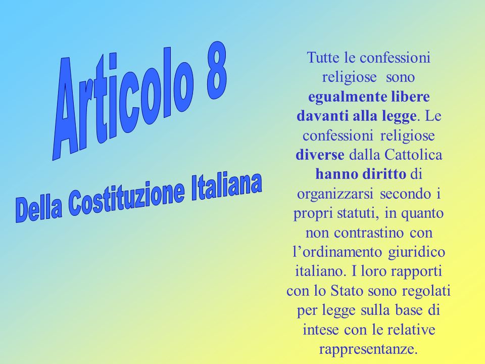 Della Costituzione Italiana