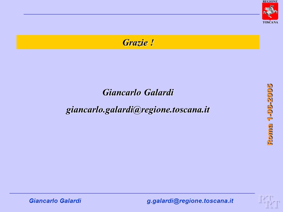 RT RT Grazie ! Giancarlo Galardi