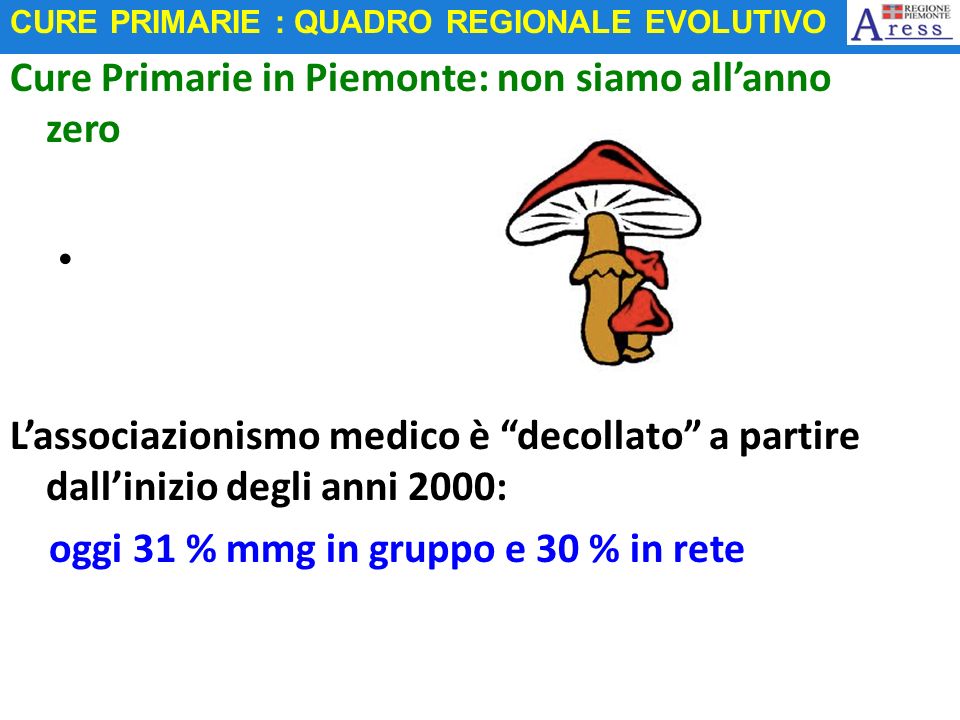 Cure Primarie in Piemonte: non siamo all’anno zero
