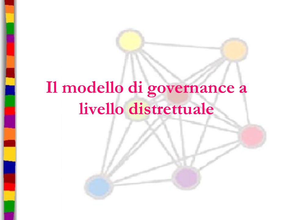 Il modello di governance a livello distrettuale