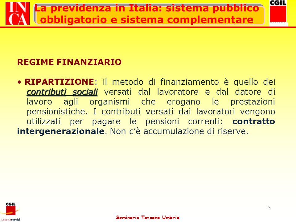 La previdenza in Italia: sistema pubblico obbligatorio e sistema complementare