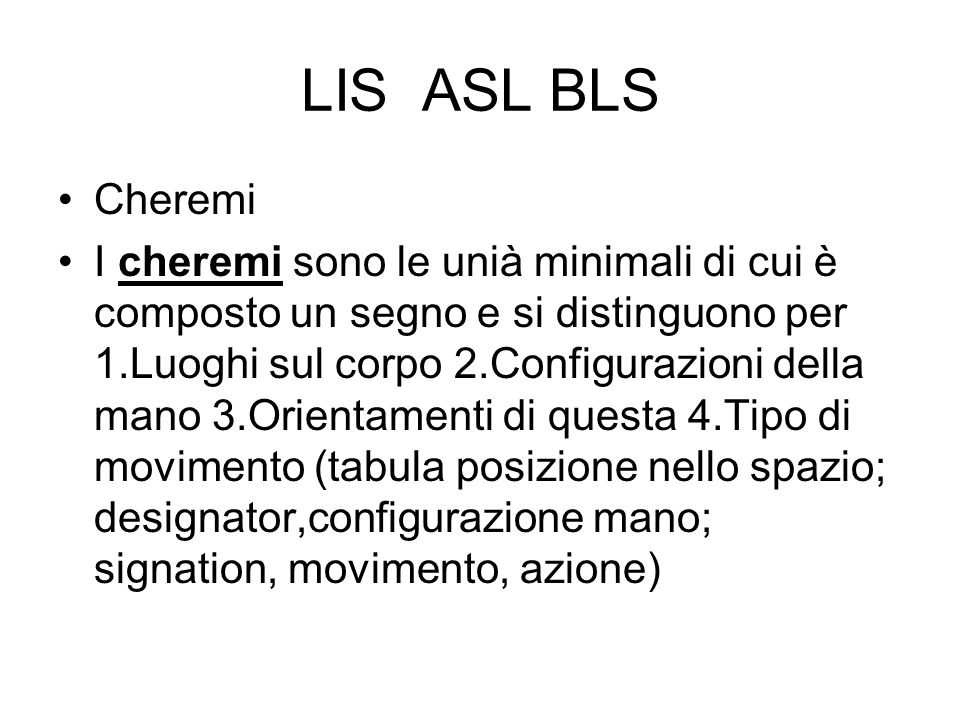 LIS ASL BLS Cheremi.