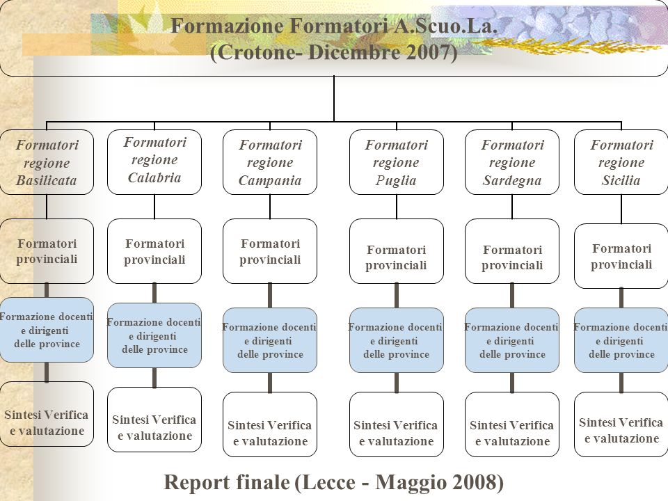 Report finale (Lecce - Maggio 2008)