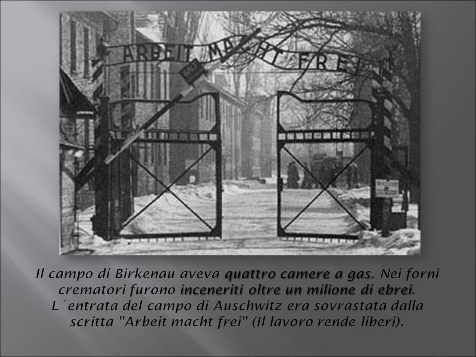 Il campo di Birkenau aveva quattro camere a gas