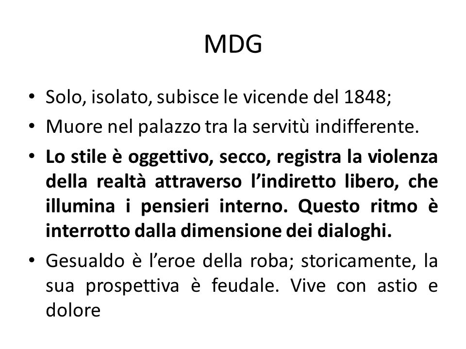 MDG Solo, isolato, subisce le vicende del 1848;