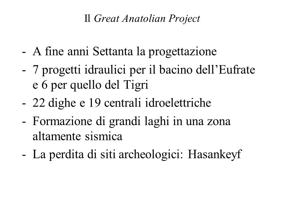 Il Great Anatolian Project