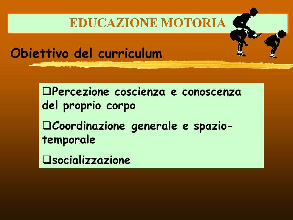 Obiettivo del curriculum