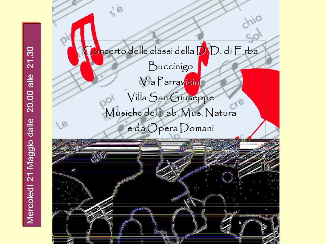 Concerto delle classi della D. D. di Erba Musiche del Lab. Mus. Natura