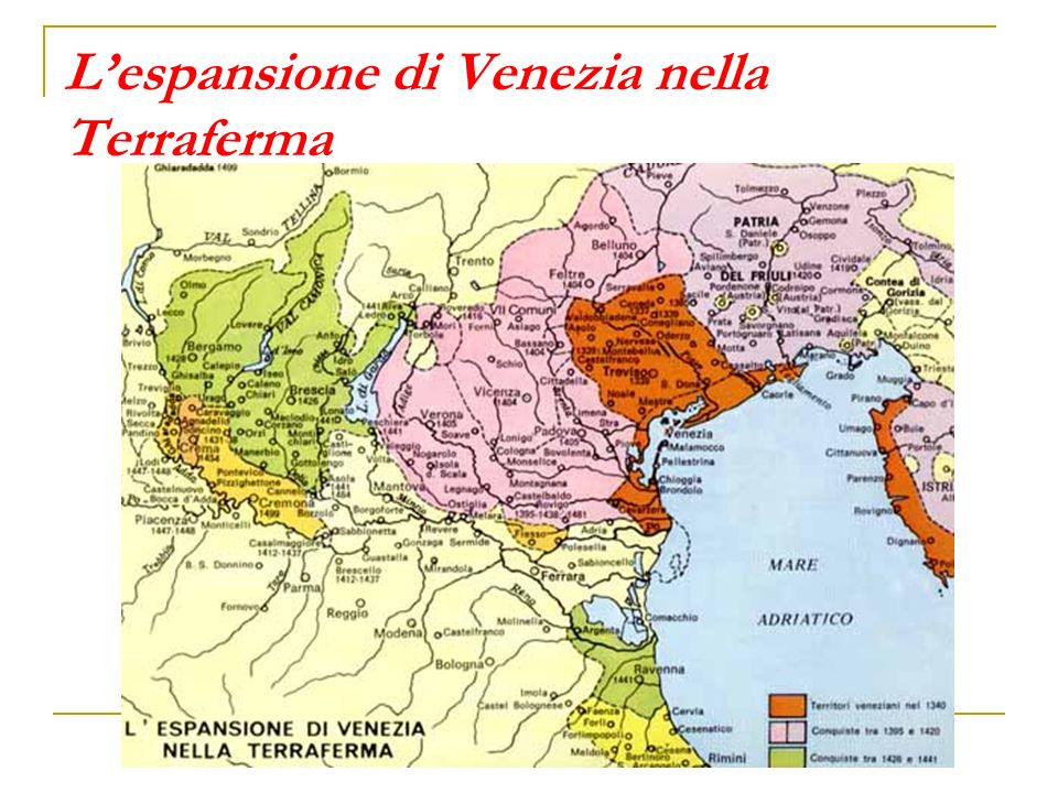 L’espansione di Venezia nella Terraferma