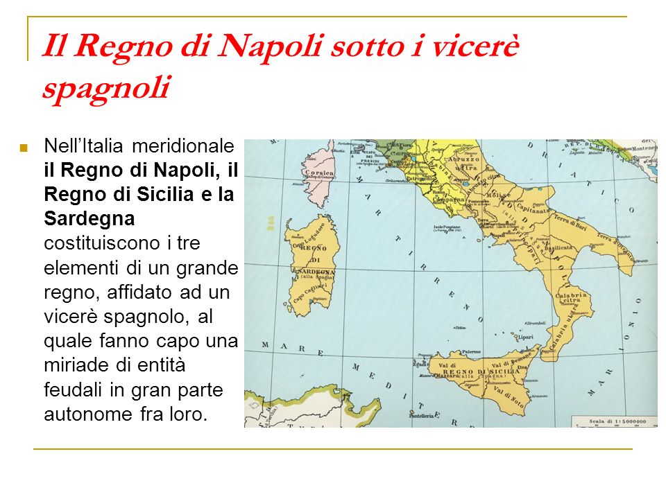 Il Regno di Napoli sotto i vicerè spagnoli