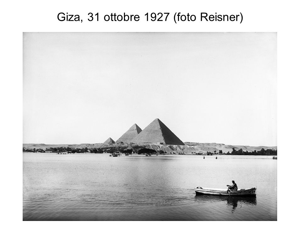 Giza, 31 ottobre 1927 (foto Reisner)