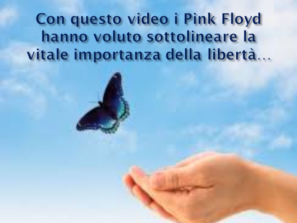 Con questo video i Pink Floyd hanno voluto sottolineare la vitale importanza della libertà…