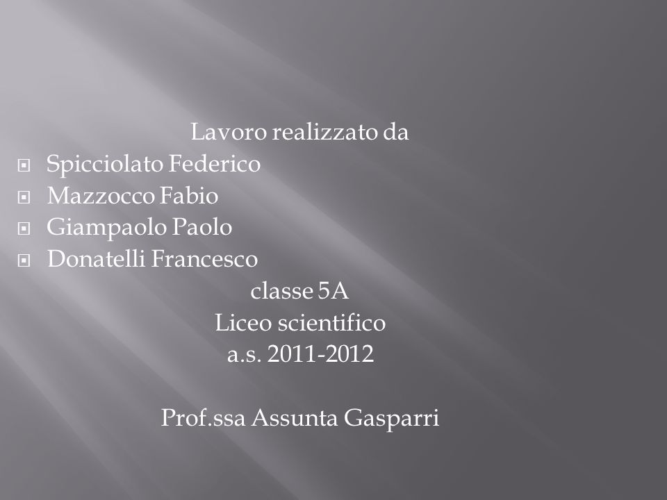 Prof.ssa Assunta Gasparri