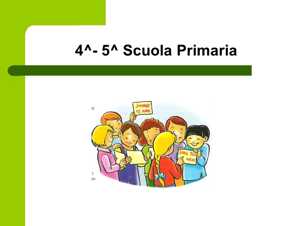 4^- 5^ Scuola Primaria