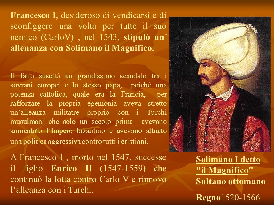 Solimano I detto il Magnifico Sultano ottomano