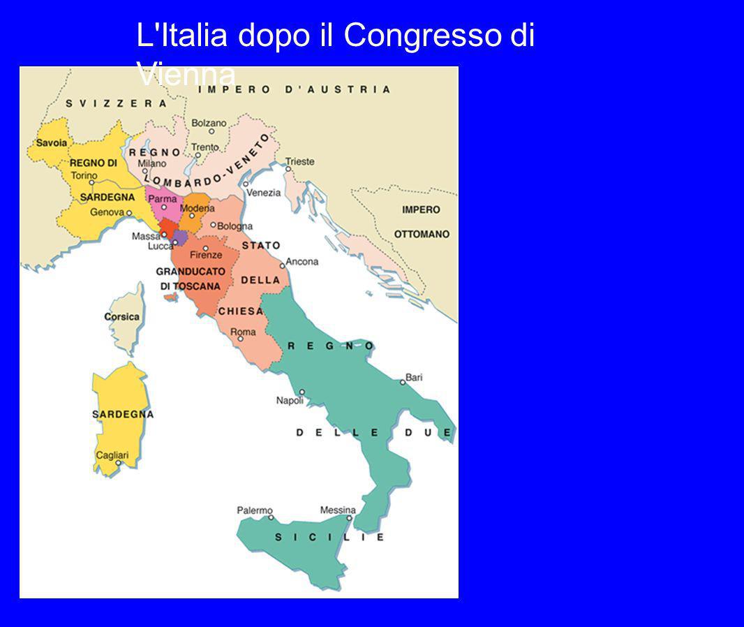 L Italia dopo il Congresso di Vienna