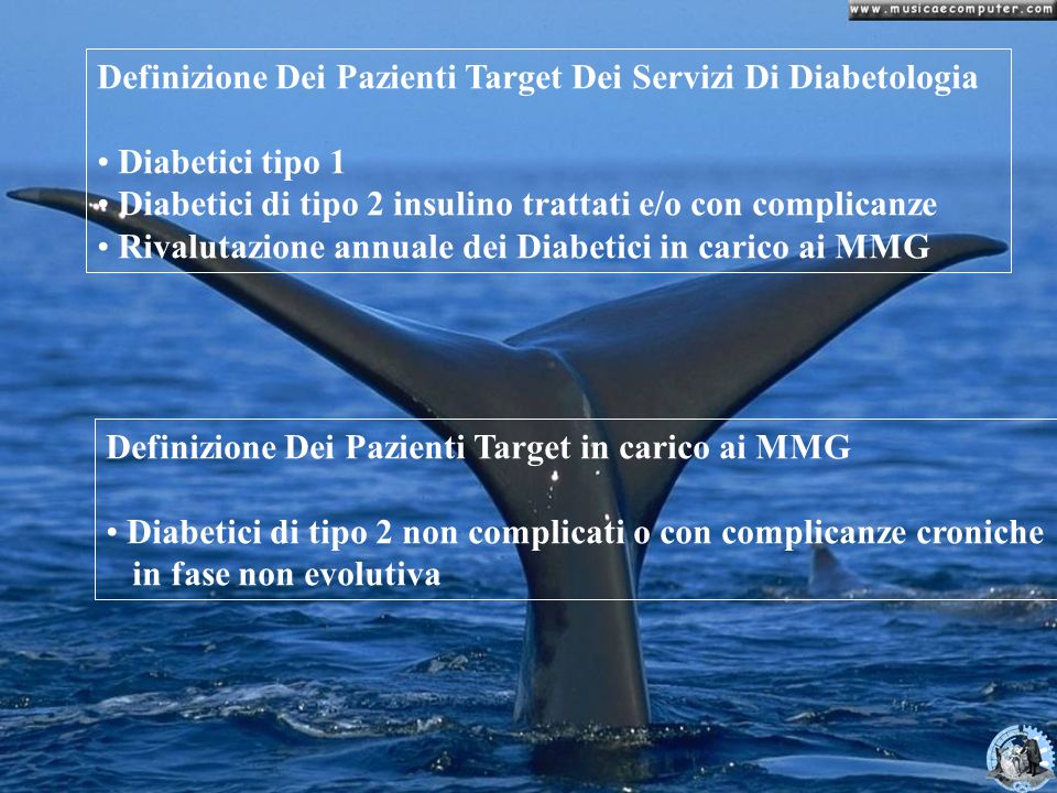 Definizione Dei Pazienti Target Dei Servizi Di Diabetologia